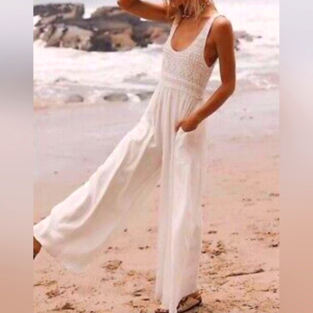 FREE PEOPLE JAMPSUIT L